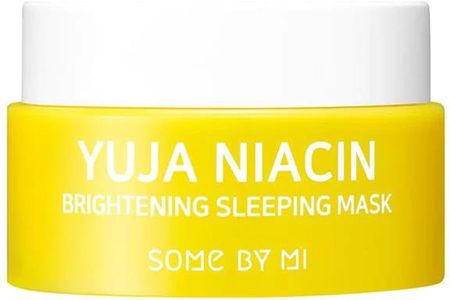 Some By Mi - Yuja Niacin Brightening Sleeping Mask - Rozjaśniająca Maska do Twarzy - 15g