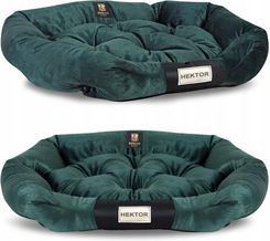 Zdjęcie Legowisko Dla Psa Welurowe Lux Posłanie Kojec Kanapa 100X50 Grawerowanie Imię - Łańcut