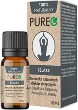 Zdjęcie PUREO Relaks, mieszanka naturalnych olejków eterycznych, 10 ml - Łazy