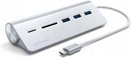 Satechi Hub Combo USB-C srebrny (ST-TCHCRS)