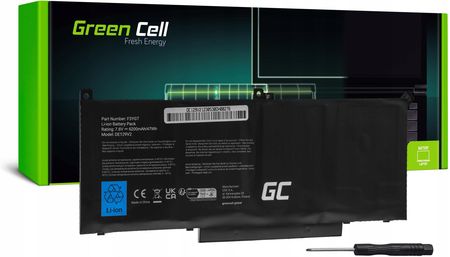 Green Cell Bateria F3YGT do Dell Latitude 7280 7290 7380 7390 (DE129V2)
