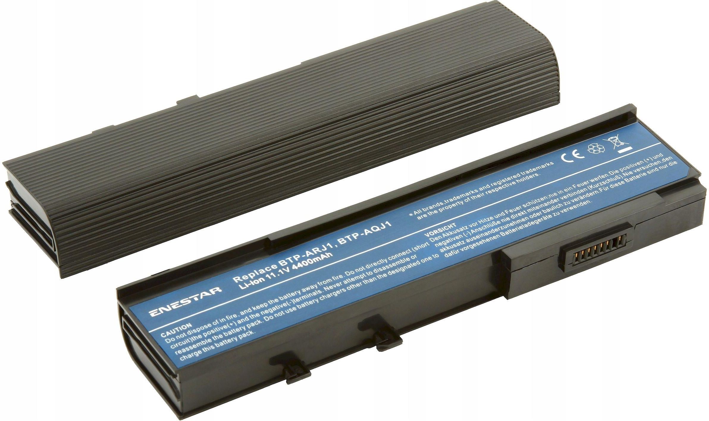 Batteria Potenziata 5200mAh 10.8-11.1V Per Acer TravelMate 6292 E Aspire