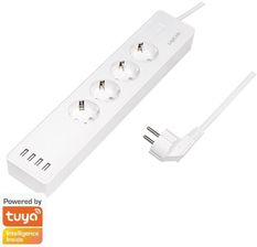 Logilink 4 Gniazda Wi-Fi Smart 1.8M Biała  (SH0104)