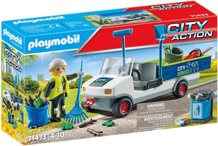 Playmobil 71433 City Action Sprzątanie Miasta Samochodem Elektrycznym