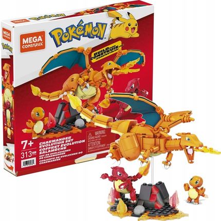 Mega Construx Pokemon Charmander Charmeleon Charizard HFG06