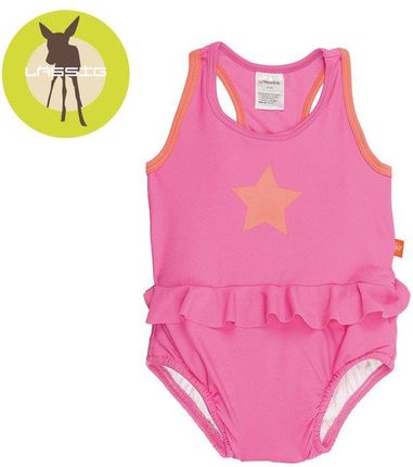 Kostium do pływania jednocześciowy z wkładką chłonną Light pink UV 50+ - Lassig