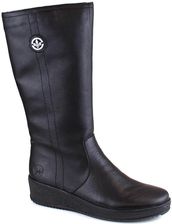 Zdjęcie Skórzane wodoodporne kozaki śniegowce ocieplane owczą wełną Rieker Y4470-00 - Gniewkowo