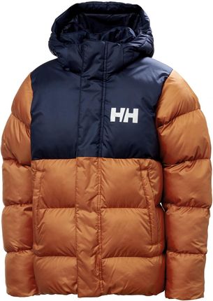 Dziecięca Kurtka zimowa pikowana Helly Hansen JR Vision Puffy Jacket 41755_705 – Pomarańczowy