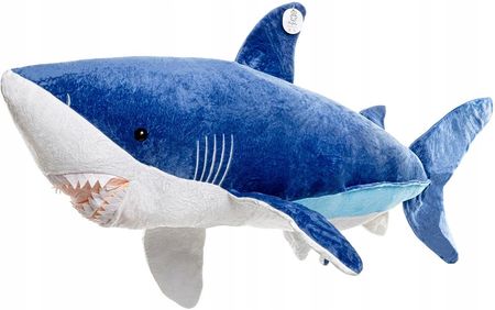 Miś Gustaw Duży Wielki Rekin Adi Pluszowy 130Cm Niebieski