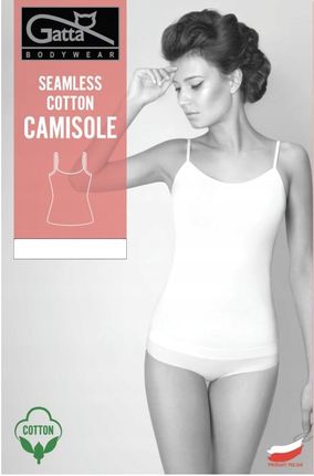 GATTA Koszulka Seamless Cotton Camisole S/White