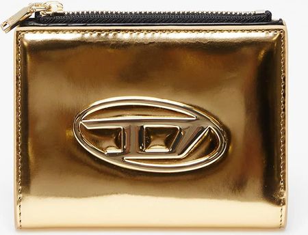 Diesel Bi-Fold Zip Wallet Gold