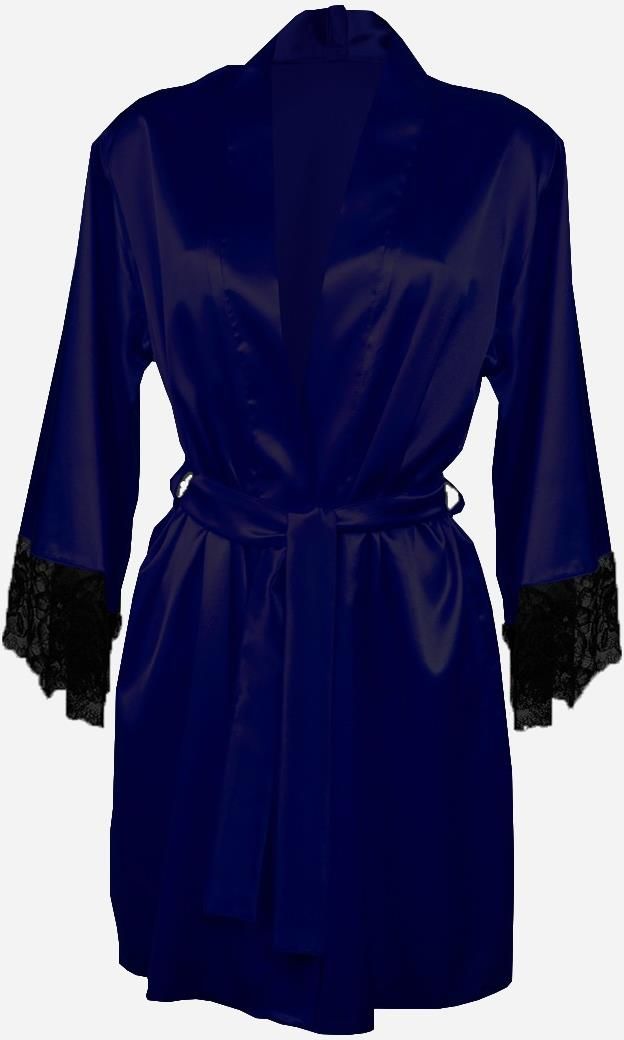 Podomka DKaren Housecoat Adelaide L Navy Blue (5903251397477) Ceny i