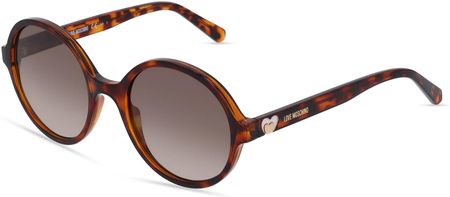 Love Moschino MOL050/S Damskie okulary przeciwsłoneczne, Oprawka: Tworzywo sztuczne, hawana