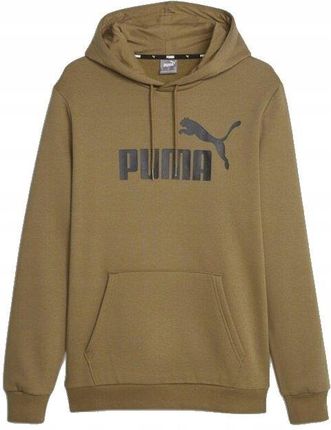 Bluza męska Puma ESS Big Logo Hoodie FL (s) Evening brązowa 586687 93