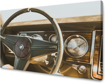 Mpink Obraz Na Płótnie Vintage Samochód 90X60 Cm 3199