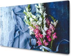 Zdjęcie Mpink Obraz Na Płótnie Zwierzęta Lwie Paszcze Błękitnej Tkaninie 100X60 Cm 3300 - Opole