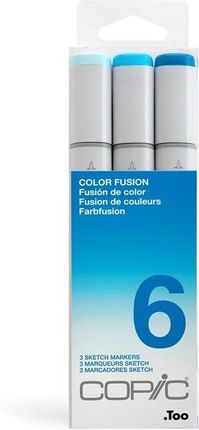 Zestaw Copic Marker Sketch Color Fusion 6 3szt.