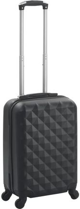 Twarda walizka, czarna, ABS