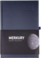 Zdjęcie Kalendarz 2026 A5 Dzienny O.Diary Merkury Granatowy Twarda Okładka - Żory