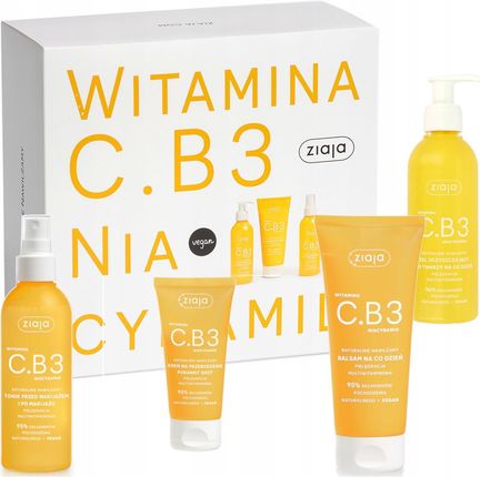 Zestaw kosmetyków witamina C.B3 niacynamid