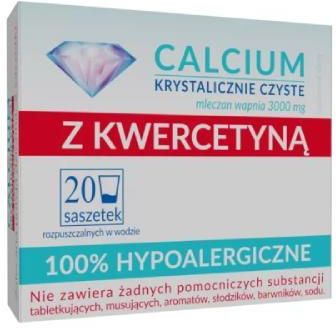 Calcium Krystalicznie Czyste Z Kwercetyną 20Sasz.