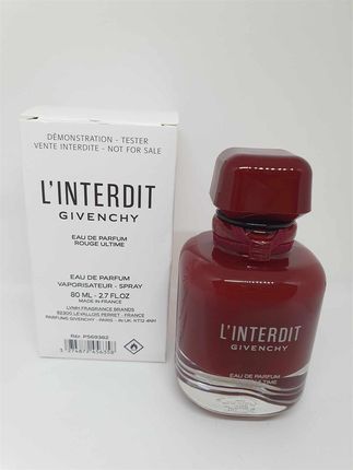 Givenchy L’Interdit Rouge Ultime Woda Perfumowana 80 ml TESTER