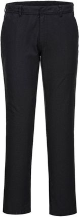Portwest S232 - Elastyczne Spodnie Robocze Chino Slim - Czarny 30