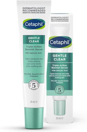 Cetaphil Gentle Clear Triple Action Blemish Salicylic Acid Serum For Sensitive Skin 30Ml