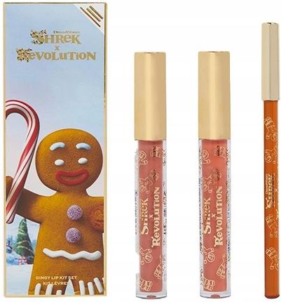 Makeup Revolution X Shrek Gingy Lip Set Zestaw