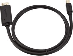 Amazon Basics Kabel Mini Displayport Na Hdmi Czarny 0.9M 1080P Pozłacane