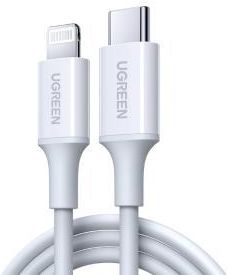UGREEN USB-C - Lightning US171 3A 0.25m (biały)