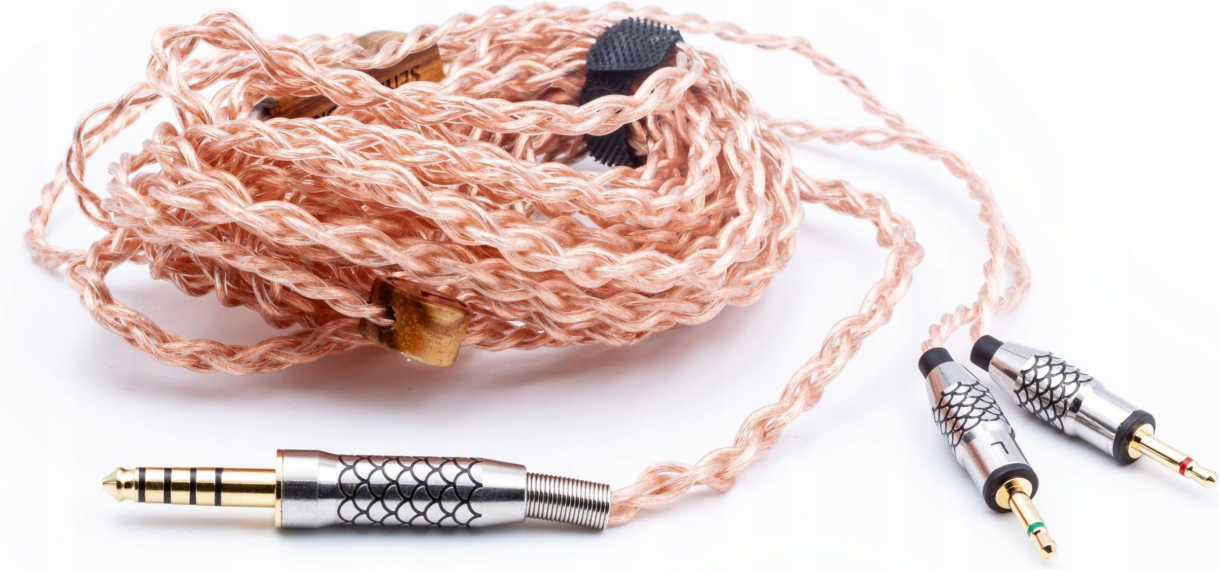Earmax 16 Strands 4.4mm 3.5mm 2.5mm 6.35mm to Dual 3.5mm 6N OCC