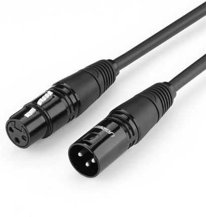 Ugreen Av130 Kabel Xlr Żeński Do Męski - 1M (Czarny)