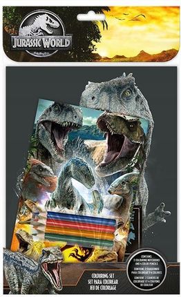 Kids Euroswan Zestaw Do Kolorowania Jurassic World