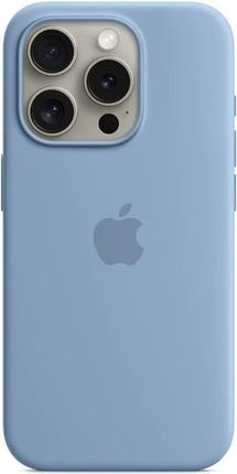 Apple Etui Silikonowe Z Magsafe Do Iphonea 15 Pro Zimowy Błękit