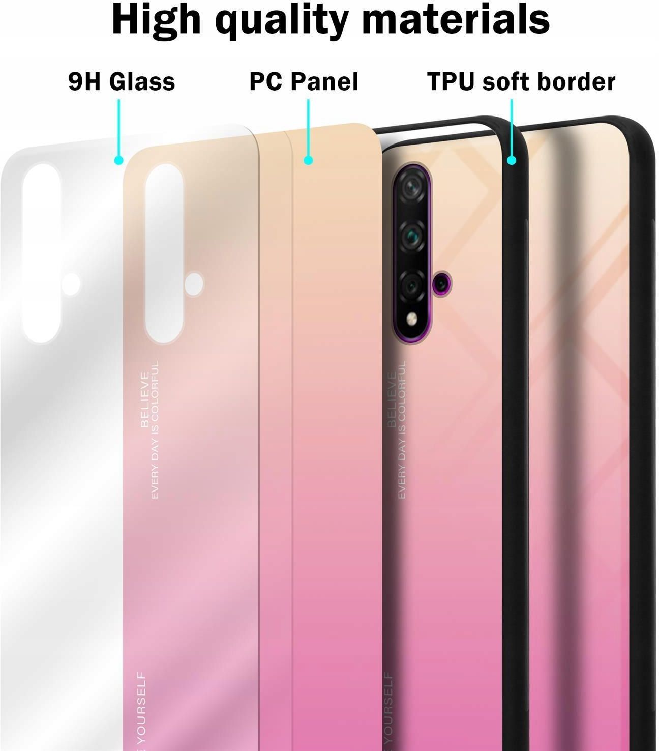 Cadorabo Custodia Honor 20 / 20S / Huawei NOVA 5T Rosso Flip Case Libro