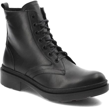 Czarne Botki Pollonus Modne Buty Damskie