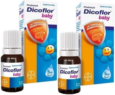 Bayer Dicoflor Baby Krople 2X5Ml