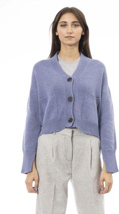 Swetry marki Alpha Studio model AD8631EE kolor Niebieski. Odzież damska. Sezon: