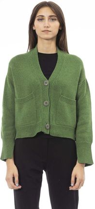 Swetry marki Alpha Studio model AD8631EE kolor Zielony. Odzież damska. Sezon: