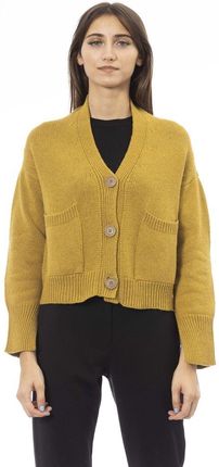 Swetry marki Alpha Studio model AD8631EE kolor Zółty. Odzież damska. Sezon: