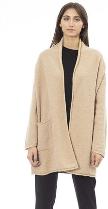 Swetry marki Alpha Studio model AD8503E kolor Brązowy. Odzież damska. Sezon: