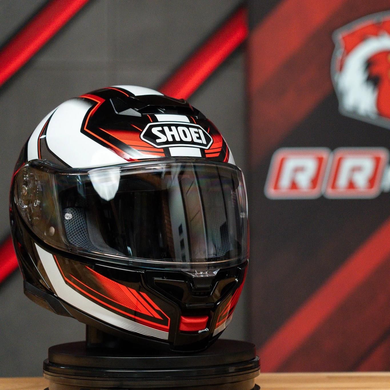 Kask motocyklowy Shoei Szczękowy Neotec 3 Grasp Tc-5 Czarny Biały ...