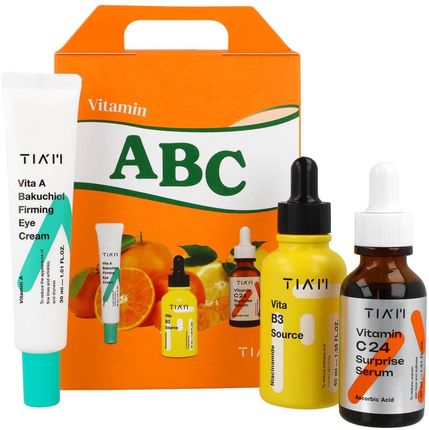 Tiam Vitamin Abc Box 3 Szt. Zestaw Kosmetyków Z Witaminami