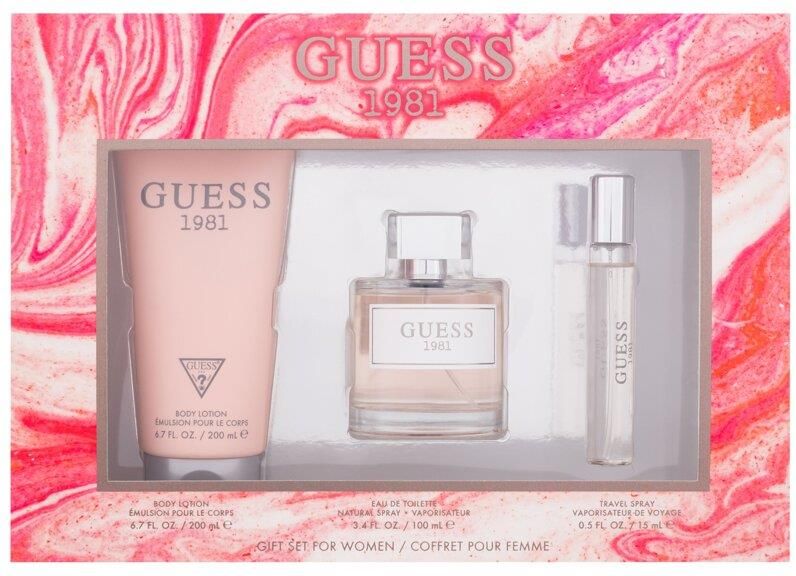 Zestaw dla kobiety Guess 1981 Woda Toaletowa 100 Ml + Body Lotion 200