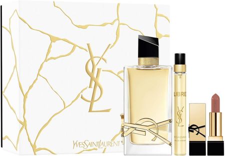 Ysl Yves Saint Laurent Libre Eau De Parfum 90Ml Trial Size And Mini Rouge Pur Couture Set