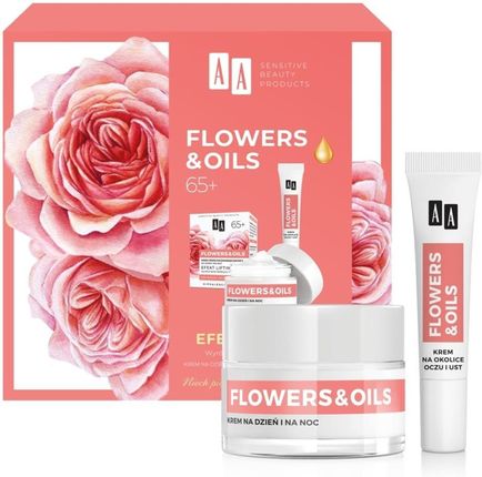 Aa Zestaw Kosmetyków Flowers & Oils Efekt Liftingu 65+