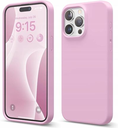 Elago Silikonowe Etui Premium Do Iphone'A 15 Pro Max W Kolorze Gorącego Różu