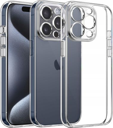 Krainagsm Etui Do Apple Iphone 15 Pro Silicone Case Szkło 9H