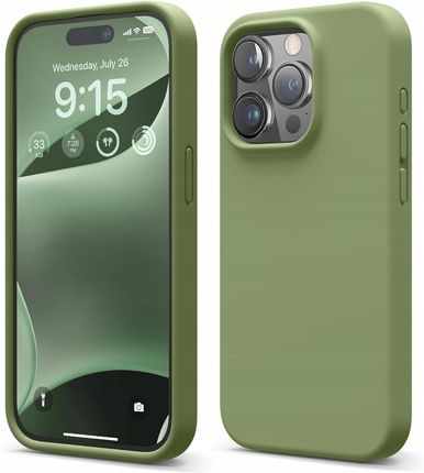 Elago Silikonowe Etui Premium Do Iphone'A 15 Pro W Kolorze Cedrowej Zieleni